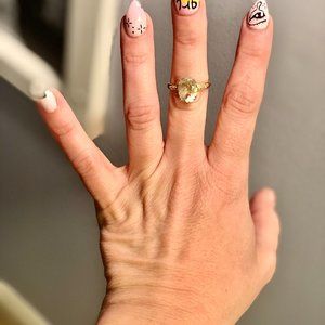 Green Quartz Ring